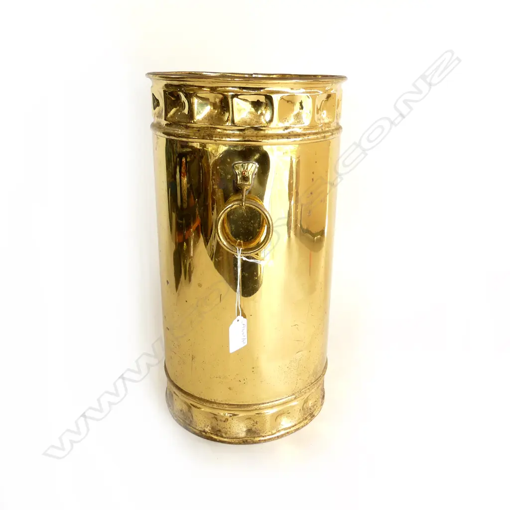 BRASS WASTE PAPER BIN H.390mm Image 1++