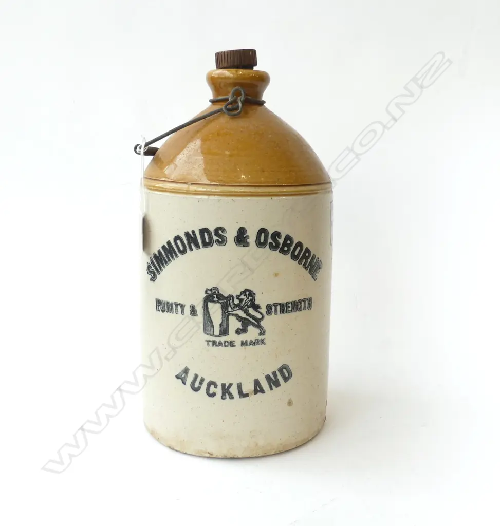 CROCK; SIMMONDS & OSBORNE AUCKLAND H.340mm Image 1++