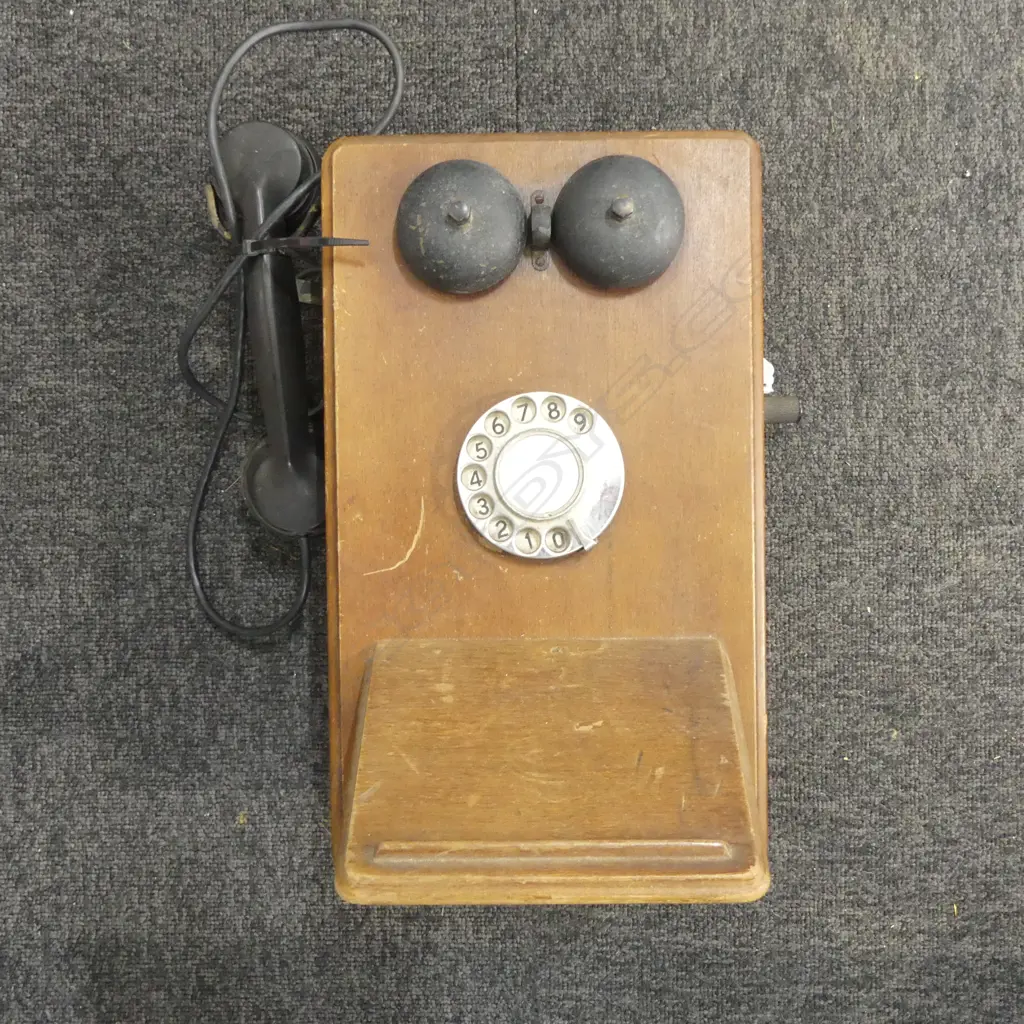 ANTIQUE WALL TELEPHONE H.385mm Image 1++