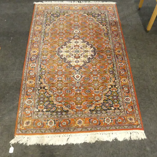 HAND KNOTTED WOOL RUG 1530x930mm