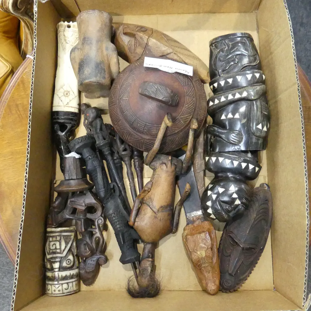SMALL COLLECTION ETHNIC CARVINGS ETC Image 1++