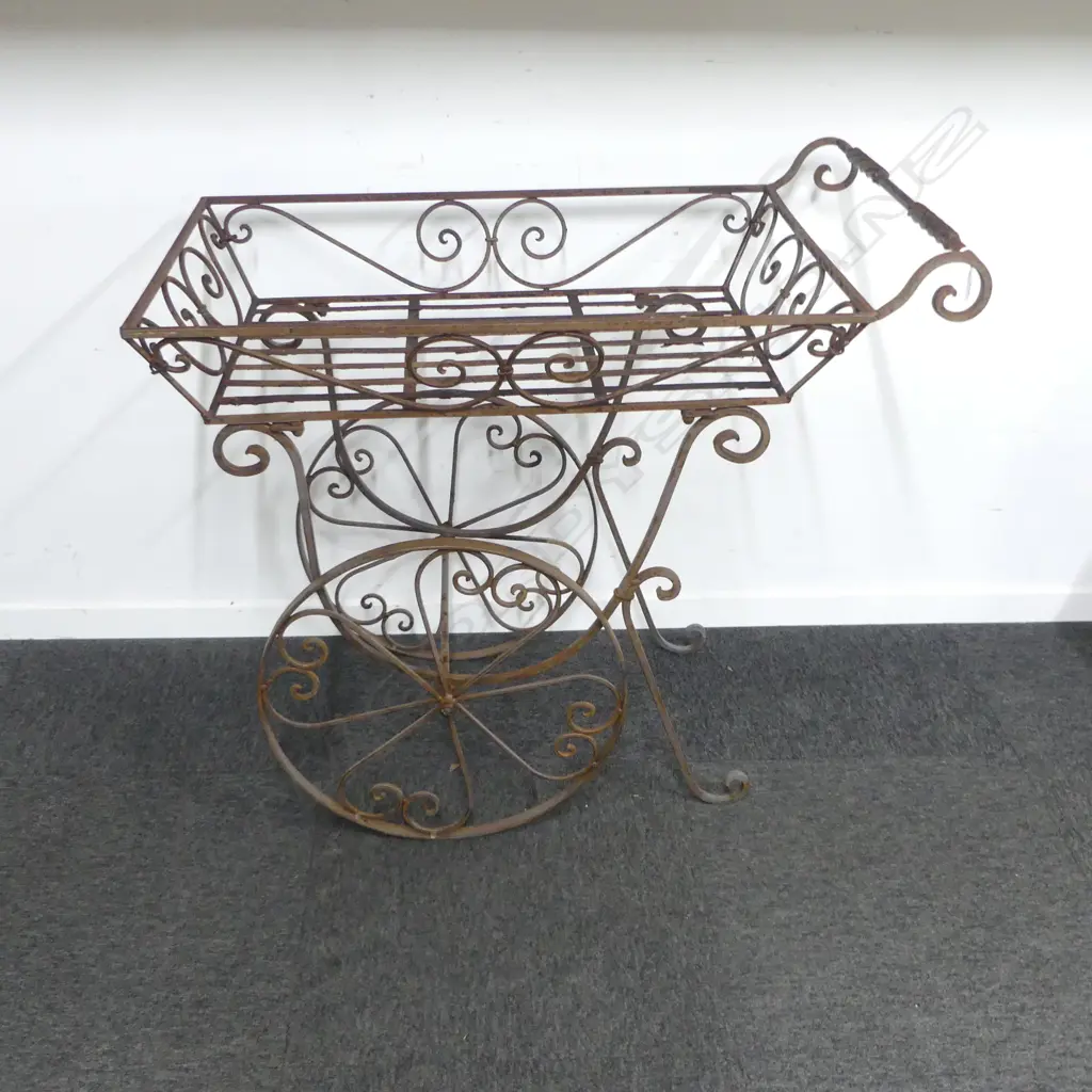 METAL FLOWER CART 500x880x810mm Image 1++
