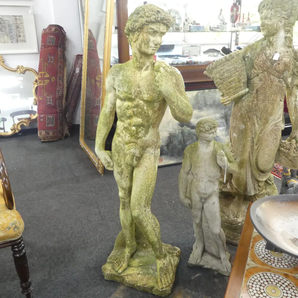 CONCRETE STATUE OF DAVID H.1290mm Image 1++