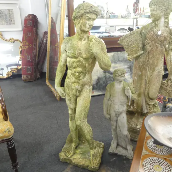 CONCRETE STATUE OF DAVID H.1290mm