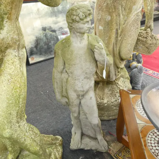 CONCRETE STATUE OF DAVID H.830mm
