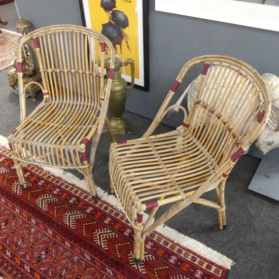 PR CARNIVAL CANE ARMCHAIRS