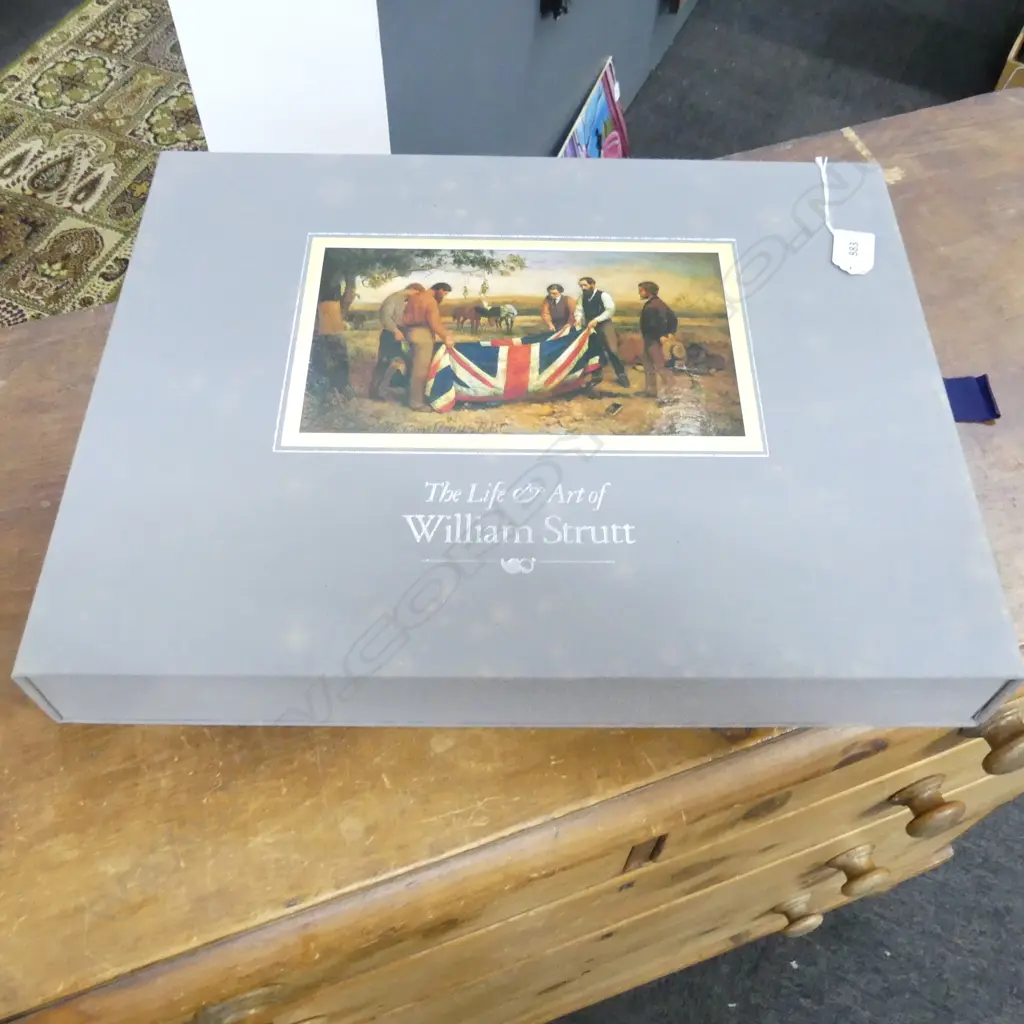 CASED BOOK; LIFE & ART OF WILLIAM STRUTT BY ALISTER TAYLOR 1108/1500  Image 1++