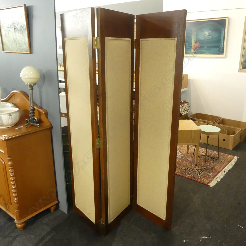 SEFTON POWRIE 3 PANEL SCREEN 1800x450mm Image 1++