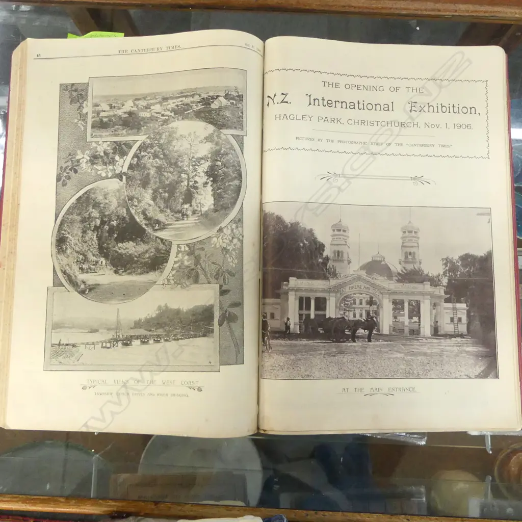 1906 ‘THE CANTERBURY TIMES’ NZ HISTORICAL PICTORIAL SECTION – MAORI, NZ INTERNATIONAL EXHIBITION, ETC, L.460MM   Image 1++