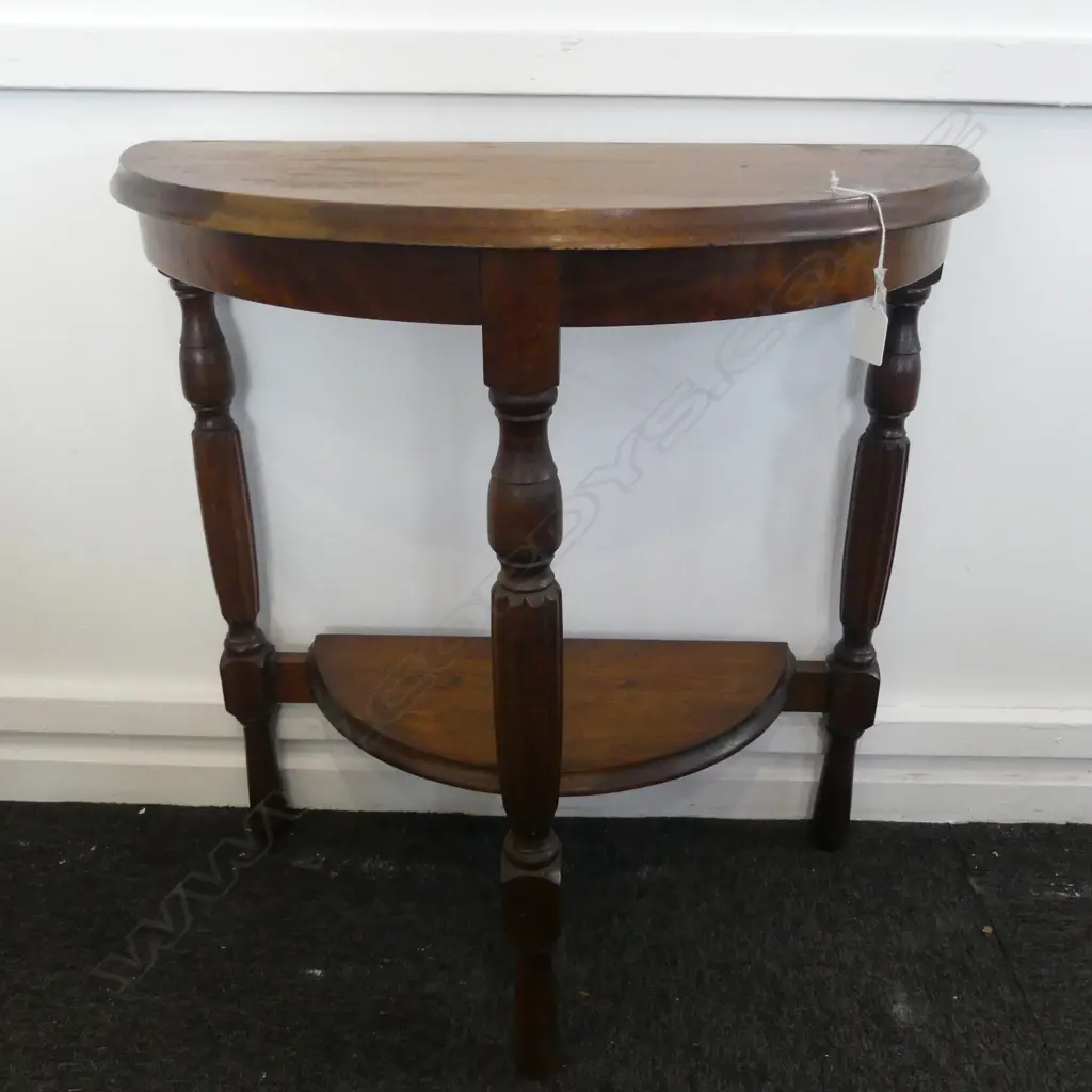 OAK DEMI LUNE TABLE 650x335x680mm Image 1++