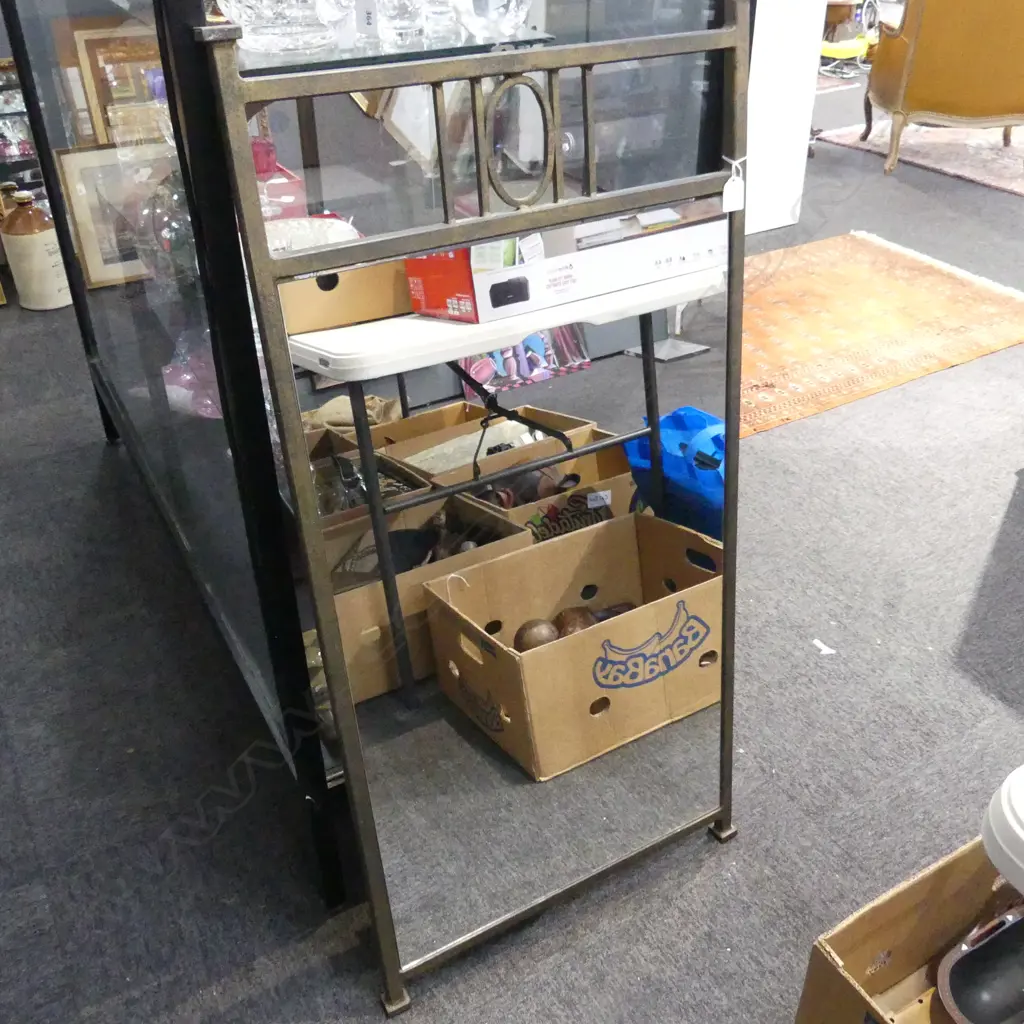 METAL FRAMED MIRROR 1130x560mm Image 1++