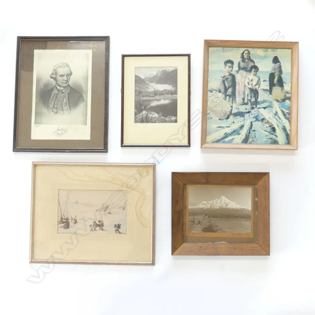 FIVE PICTURES & PRINTS. LARGEST 320x280mm. Image 1++