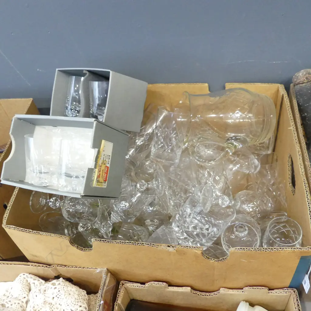 ASST. CRYSTAL DRINKING GLASSES ETC Image 1++