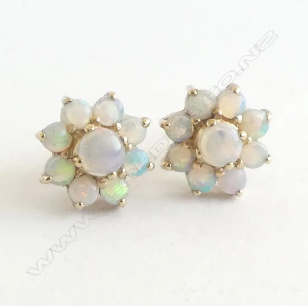 PR 9CT OPAL EARRINGS 2.4gms Image 1++