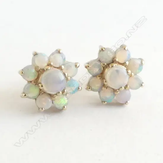 PR 9CT OPAL EARRINGS 2.4gms