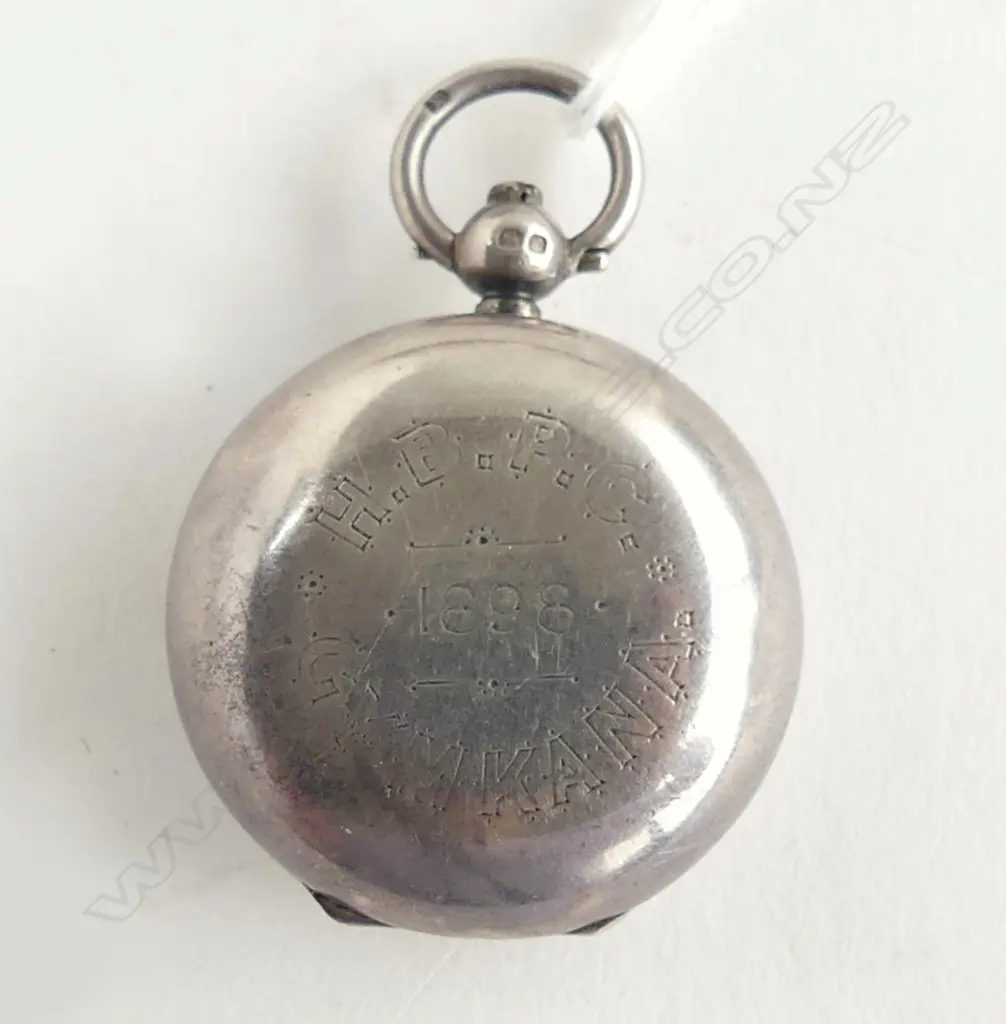 STG SILVER SOVEREIGN CASE, B'HAM 1896 31.3gms + COIN Image 1++