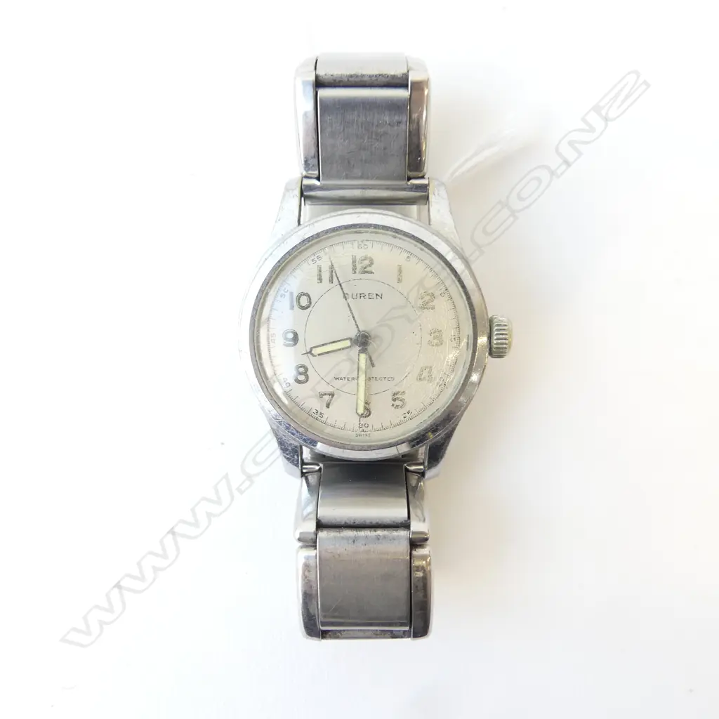 BUREN VINTAGE GENTS WRISTWATCH NEED SERVICE Image 1++