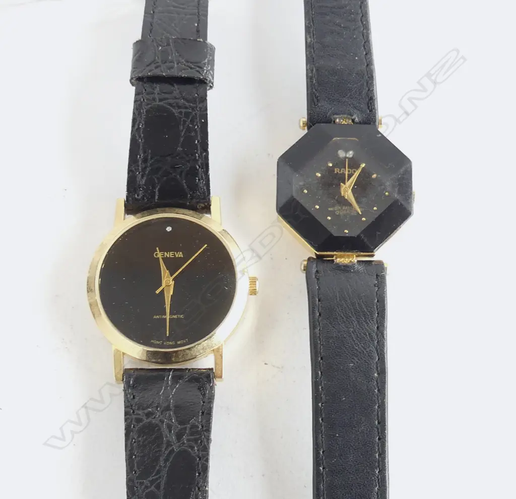 2  LADIES WRIST WATCHES;  GENEVA WITH ONE OTHER Image 1++