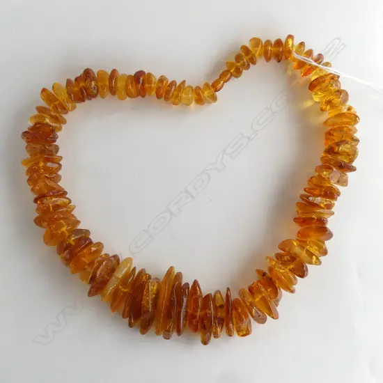 AMBER NECKLACE L.560mm