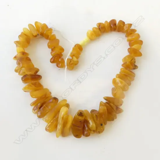 AMBER NECKLACE L.540mm