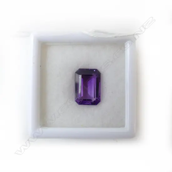 AMETHYST OCTAGONIAL 14 X10 mm = 6.38CTS