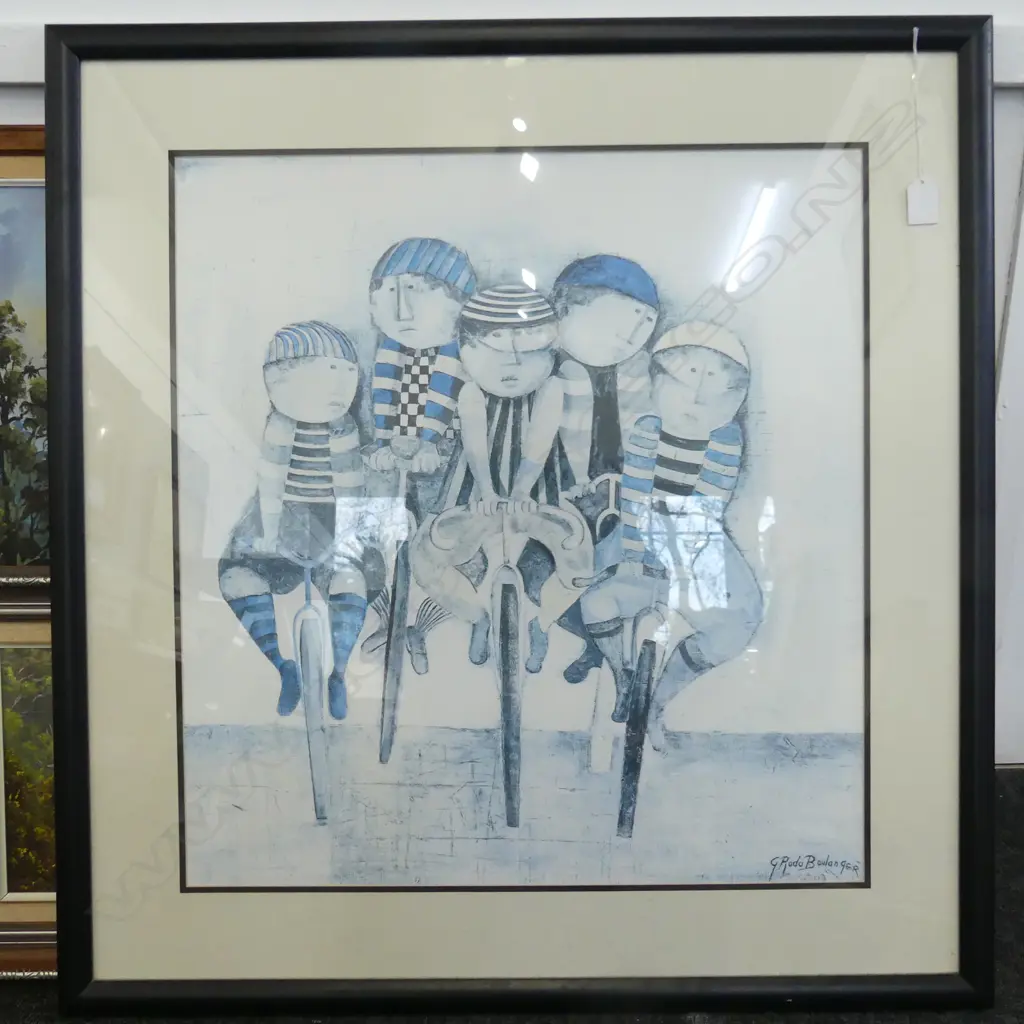 BOULANGER PRINT, 'TOUR DE FRANCE' 580x540mm Image 1++