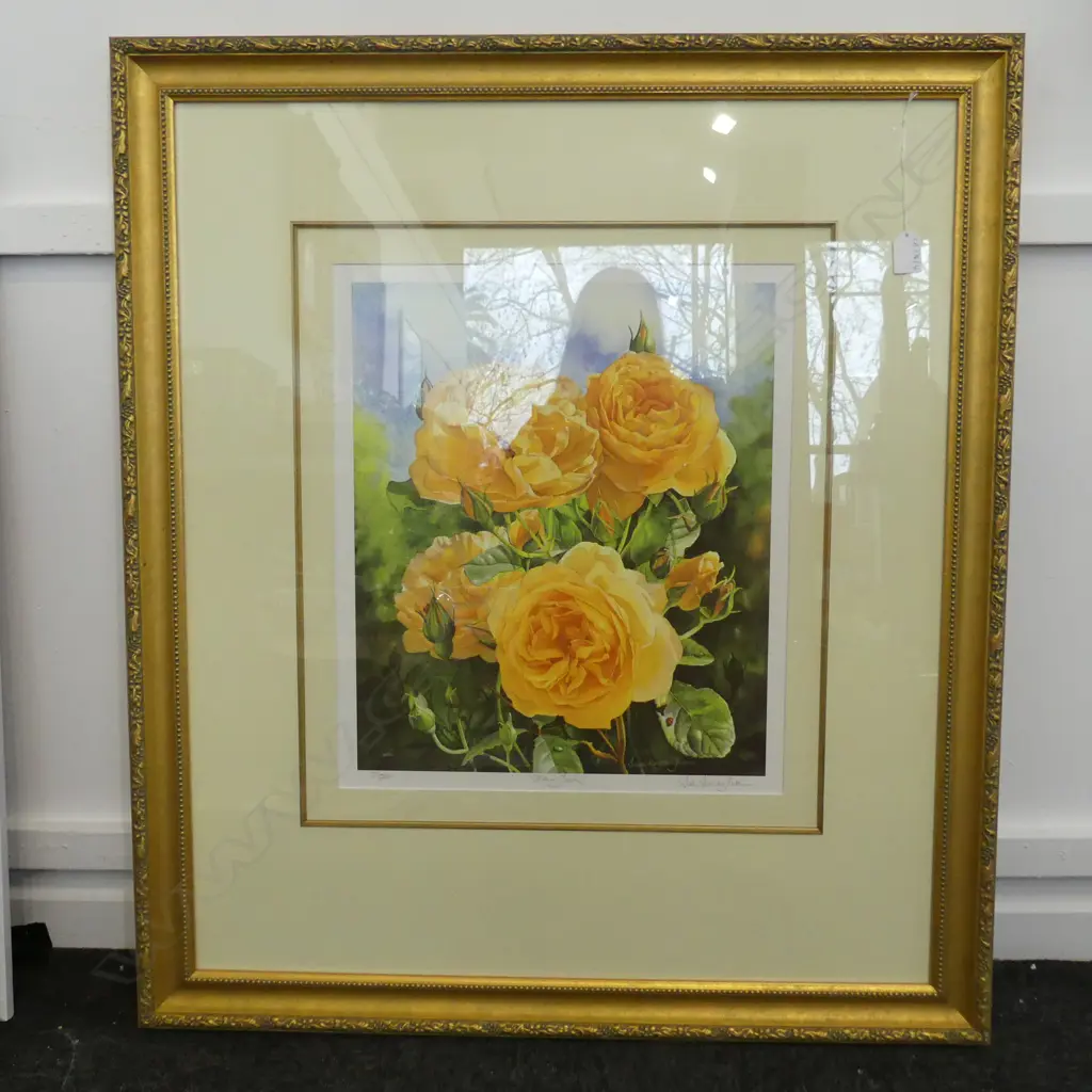 G THOMAS ROSES PRINT double up with item 5 Image 1++