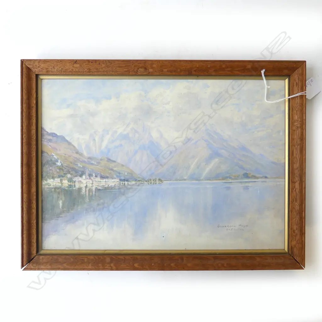 F. R. C. HUTTON, LAKE COMO, GRAVEDONA, WC, MAY 1912 240x340mm   Image 1++