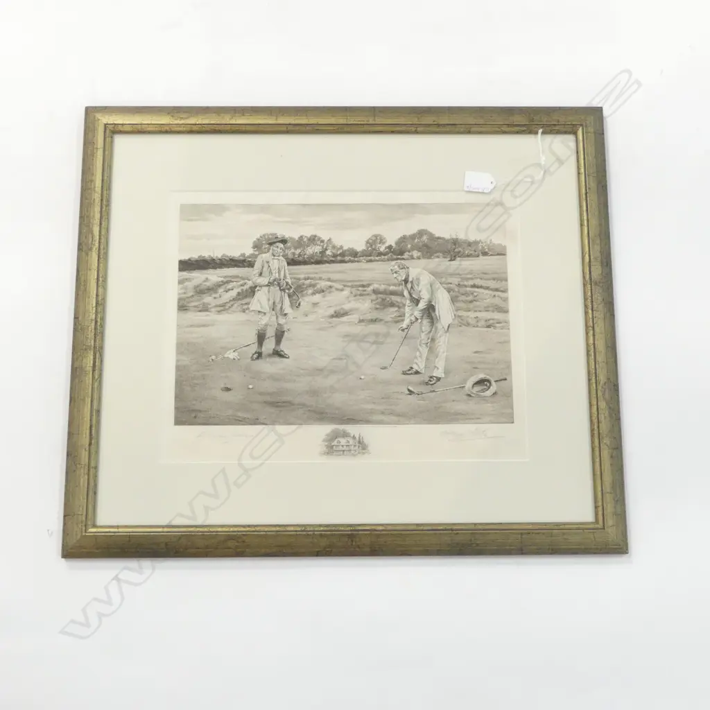 GOLF ETCHING 315x405mm Image 1++