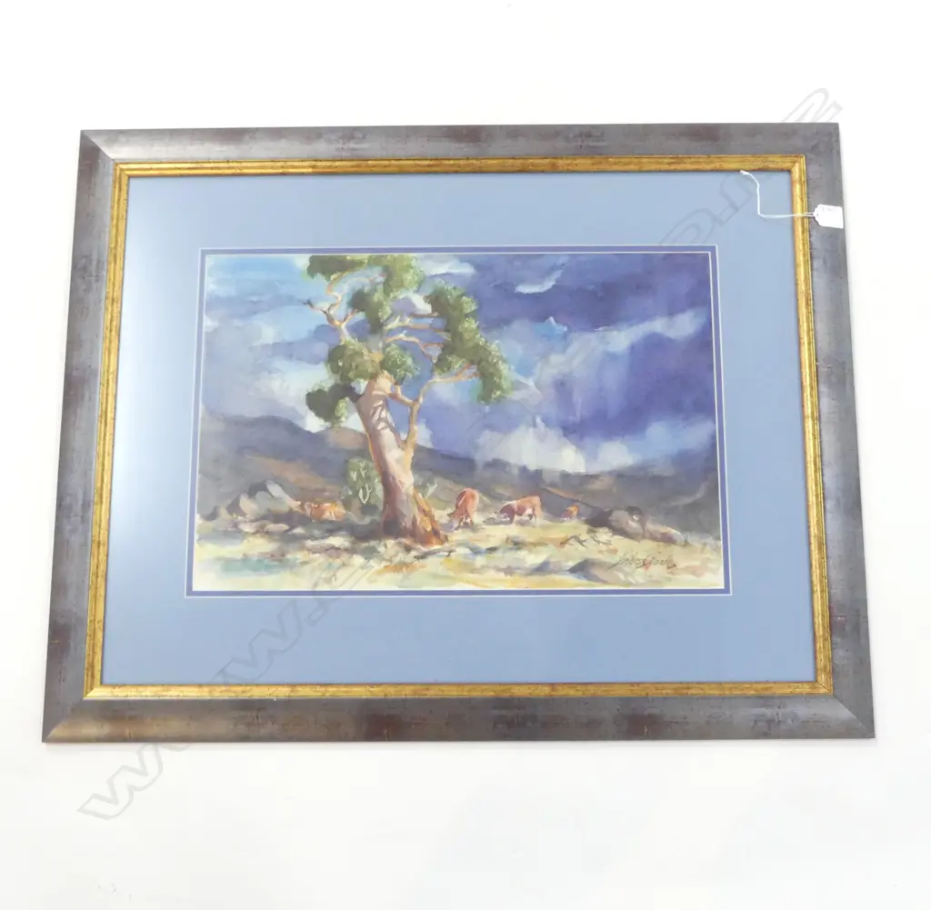 ERIC CLARK (1937-2006) 'SUMMER STORM' WC 360x540mm Image 1++