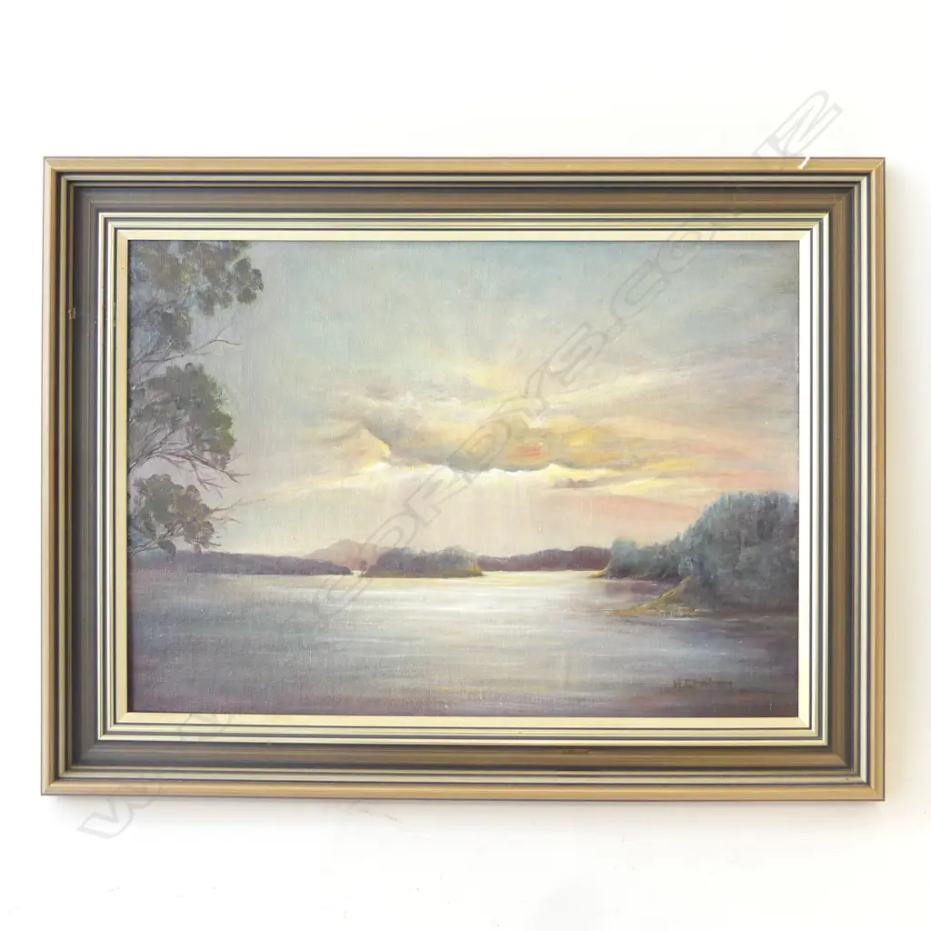 H.GRAHAM MULLET POINT OIL ON BOARD SIGNED 460 x 600MM Image 1++