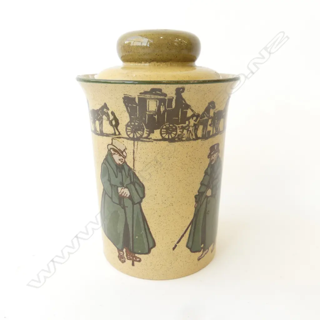 ROYAL DOULTON TOBACCO HUMIDOR ‘THE COACHMAN’ D3118, H.160MM Image 1++