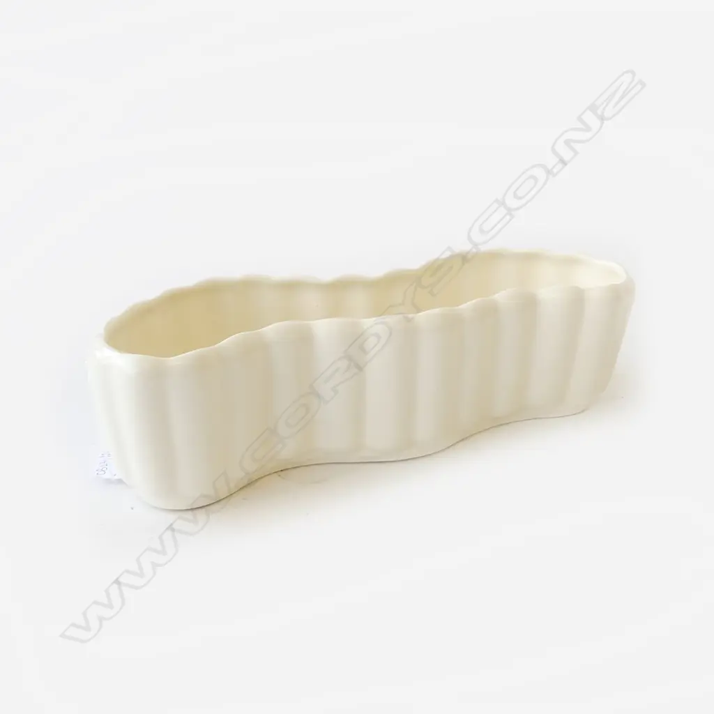 WHITE CROWN LYNN VASE W.285mm Image 1++