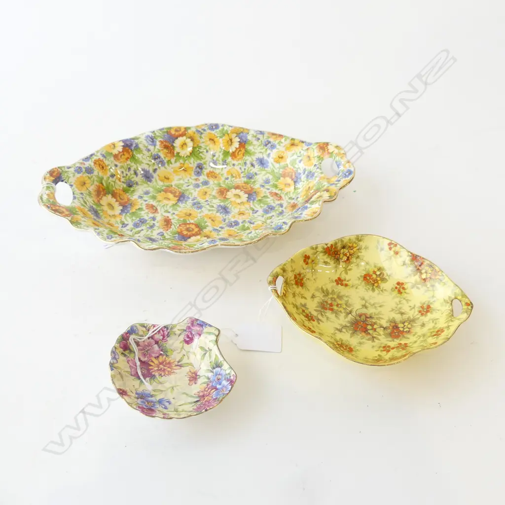 2 AOF 2 HANDLED DISHES 270MM LARGEST & SMALL AOF DISH L80MM Image 1++