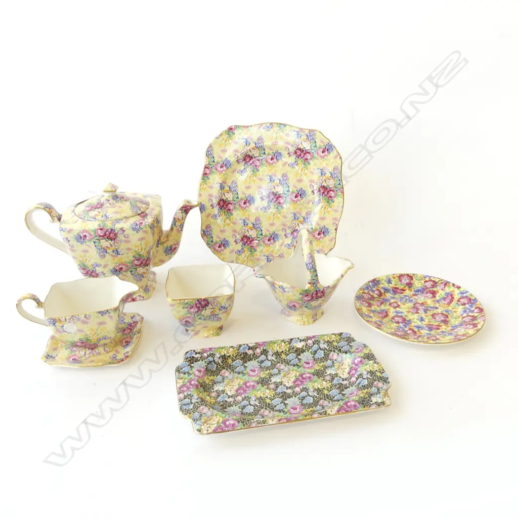 8 PCES CHINTZ CHINA (6 ROYAL WINTON 'WELBECK' 1995) Image 1++
