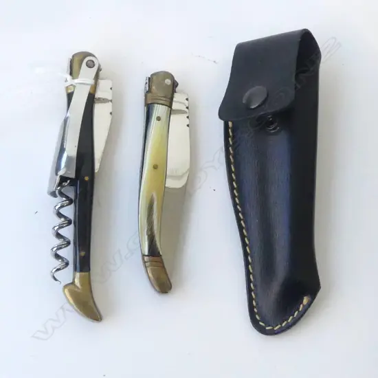 LAGUIOLE POCKET KNIFE & BOTTLE OPENER