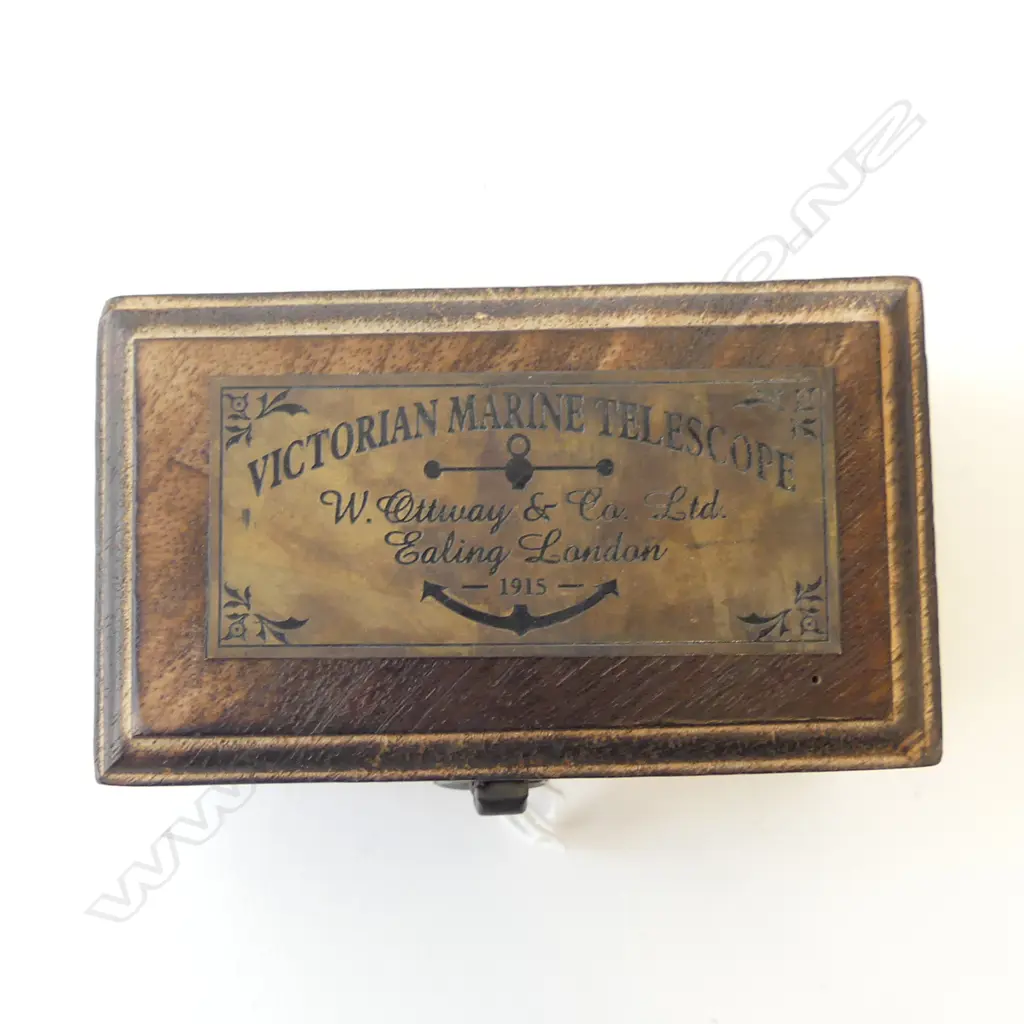 VINTAGE STYLE 2 DRAW MAGNIFYING TELESCOPE L.120 / 60mm, BOXED Image 1++