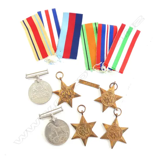 6 WWII MEDALS...