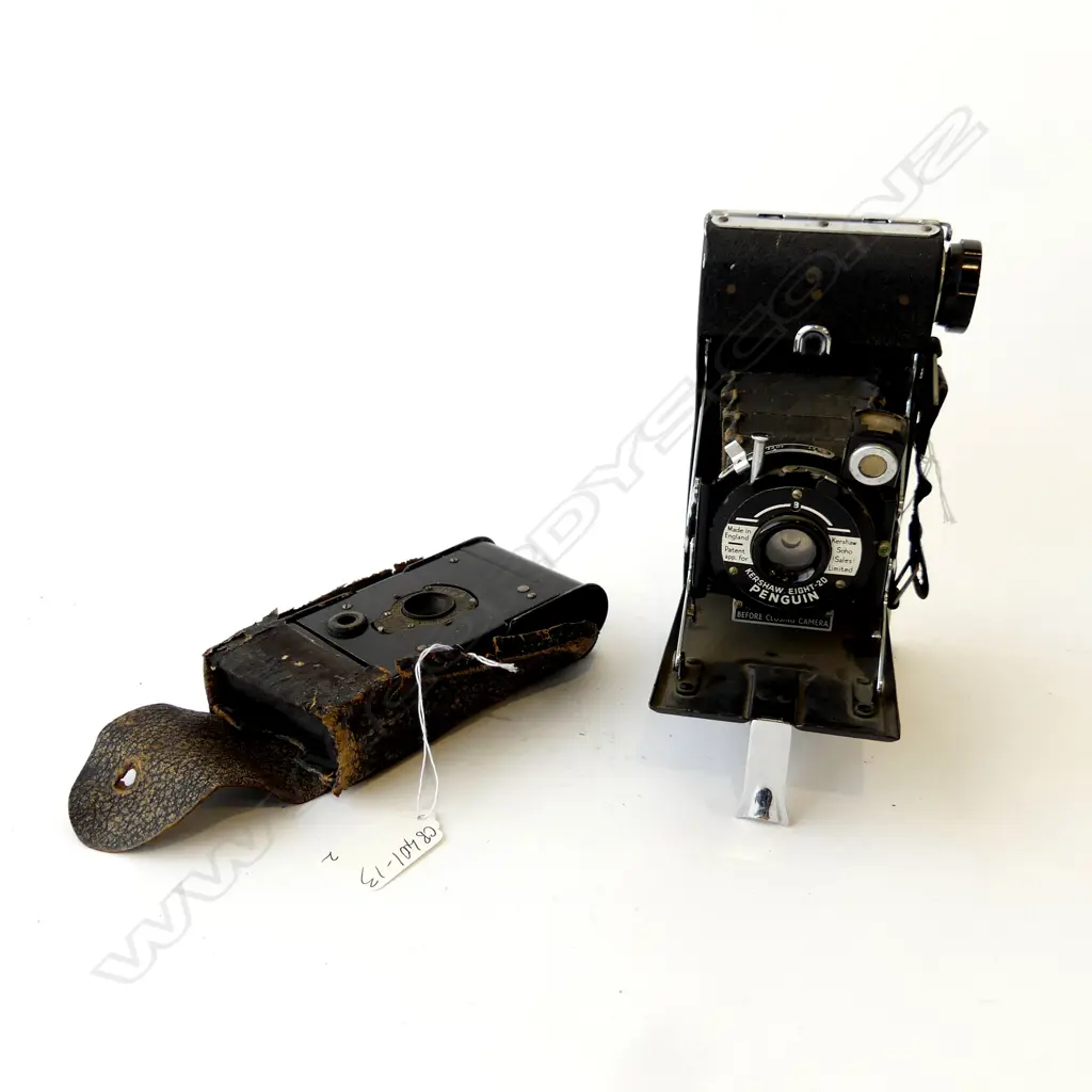 TWO OLD CAMERAS FOLDING PENGUIN 8-20 & VESTA POCKET WWONE PERIOD  Image 1++