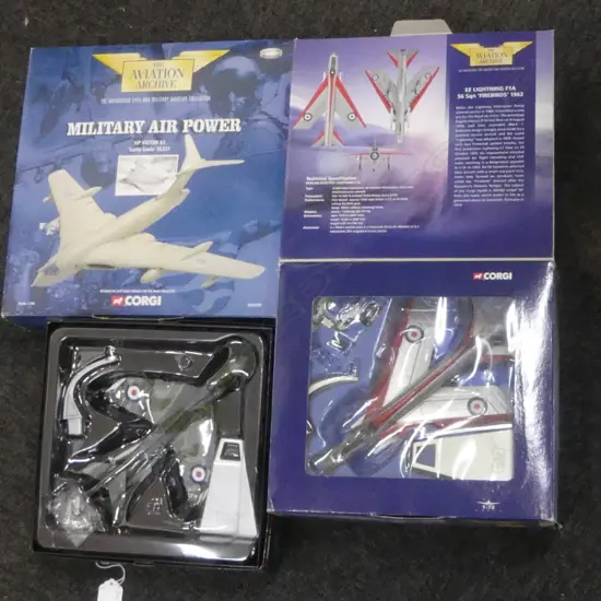 3 CORGI DIE CAST FIGHTER PLANE MODELS, BOXED...