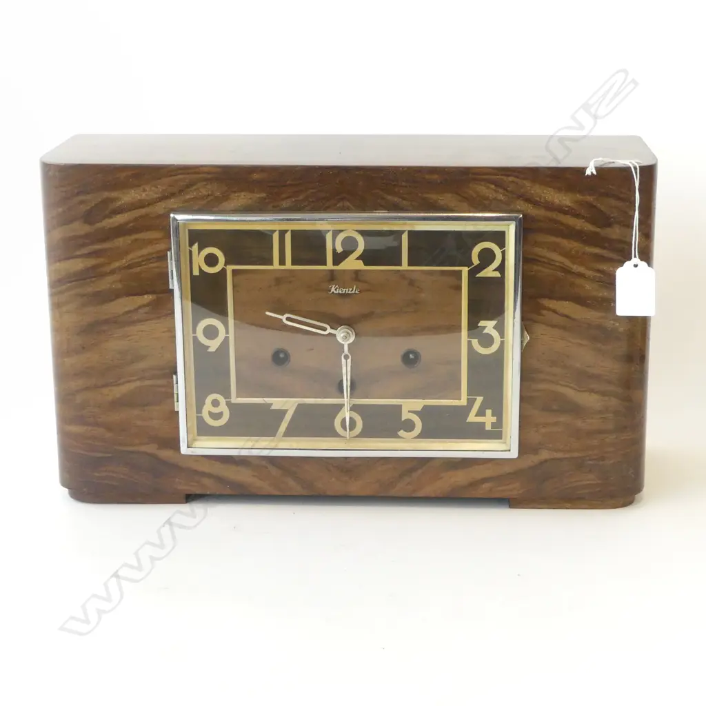 ART DECO KIENZLE MANTLE CLOCK H230 L390MM Image 1++