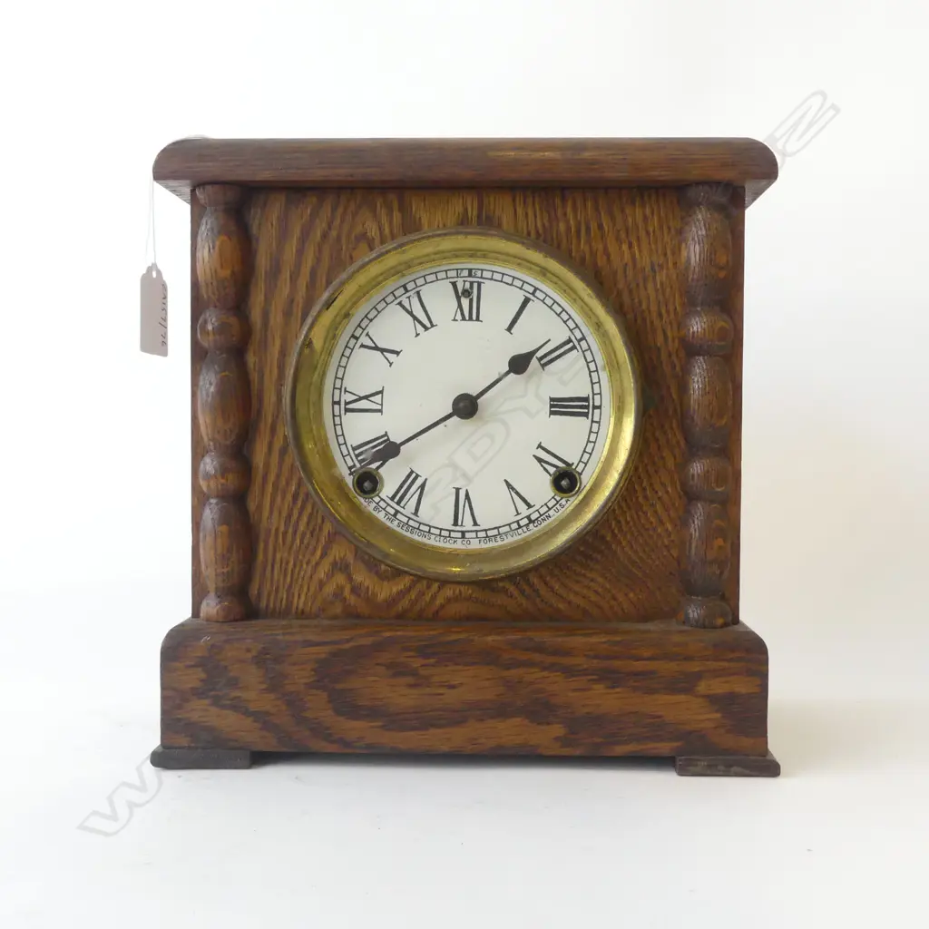 OAK SESSIONS USA MANTLE CLOCK H250 L240MM Image 1++