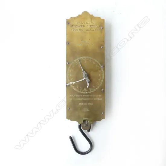 SALTERS 'IMPROVED CIRCULAR' SPRING BALANCE H.420mm