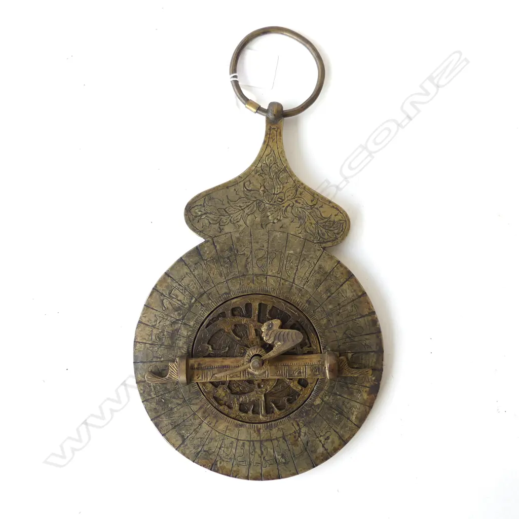 MIDDLE EASTERN BRASS ASTROLABE H.300mm Image 1++