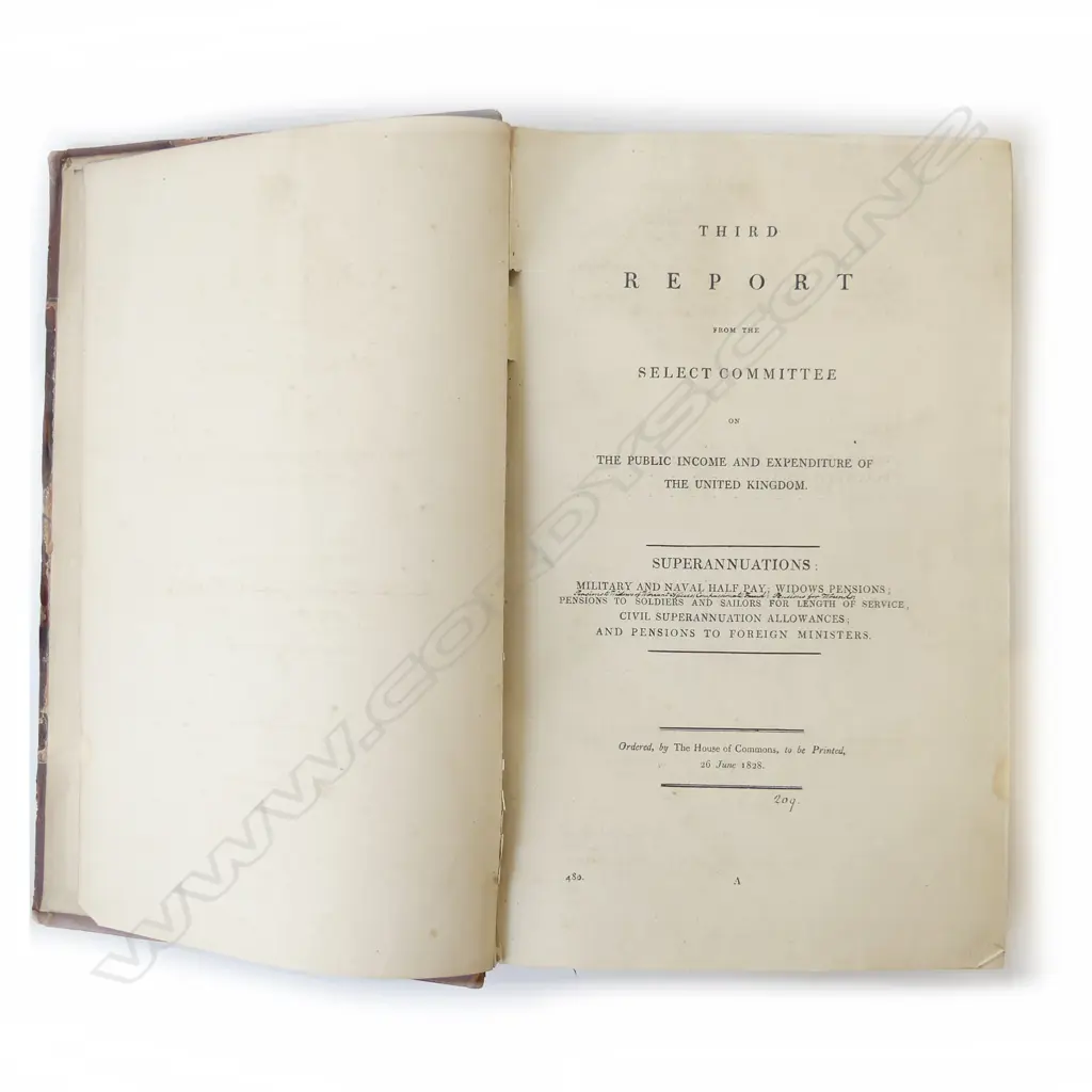 1828 BOOK ‘REPORTS OF COMMITTEE OF FINANCE’ THE PUBLIC INCOME & EXPENDITURE OF THE UNITED KINGDOM LEATHERBOUND BOOK L.34 Image 1++