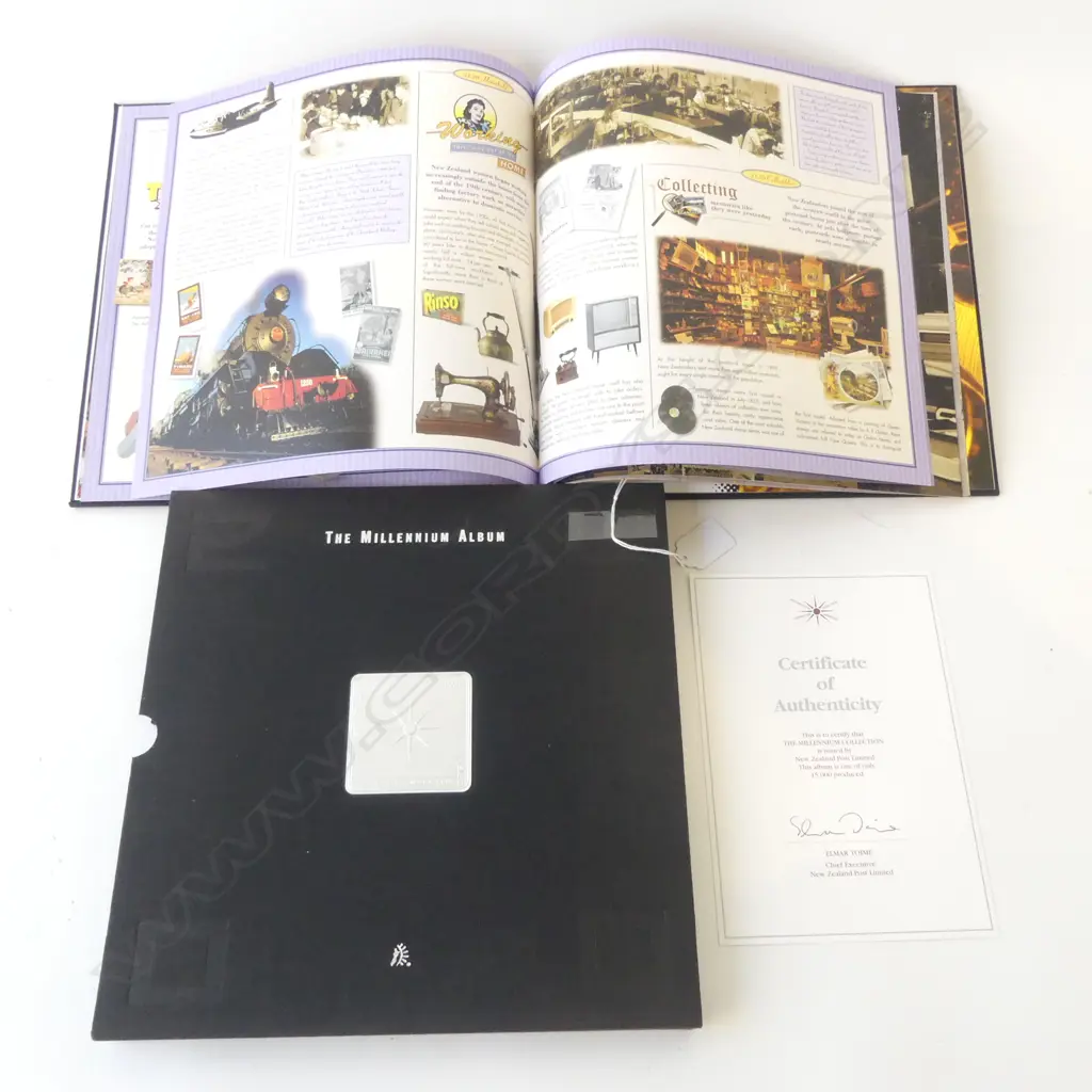NZ POST MILLENNIUM STAMP ALBUM Image 1++
