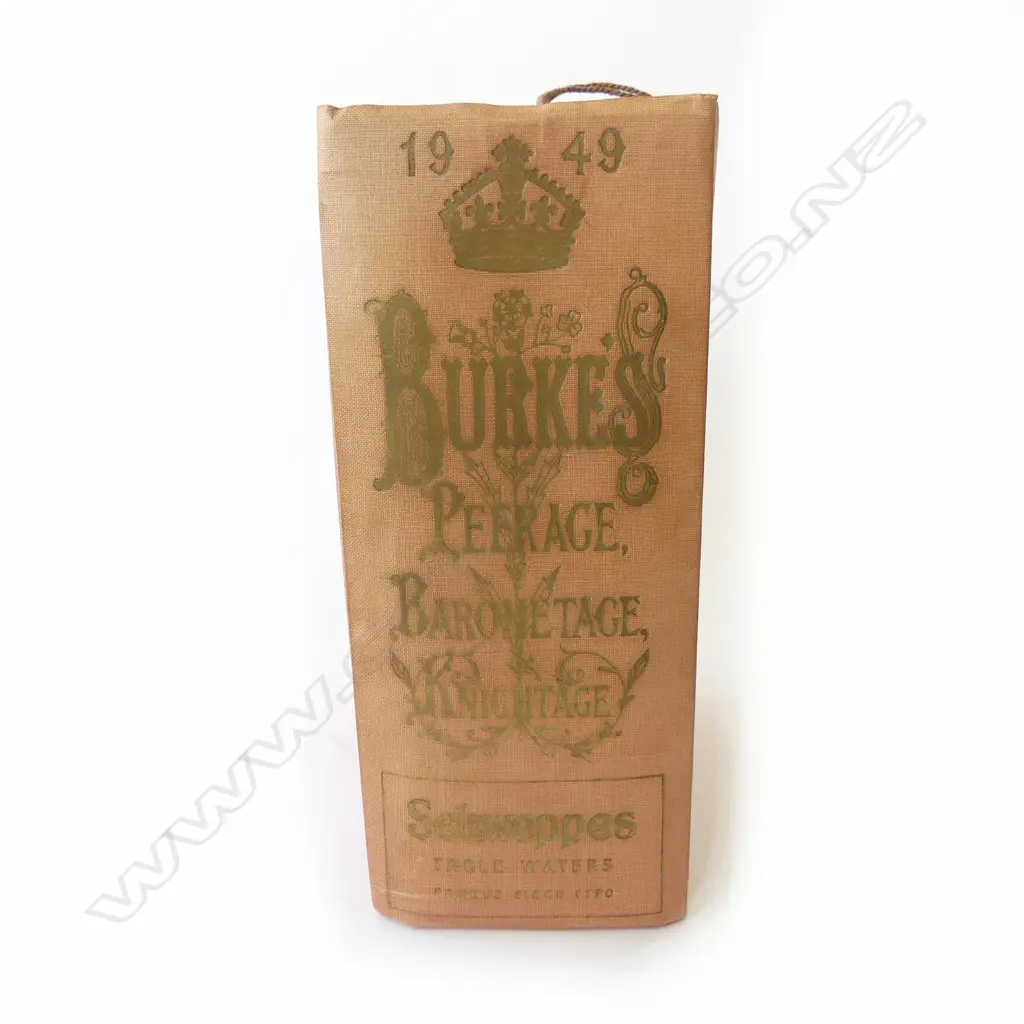 1949 BURKE’S GENEALOGICAL AND HERALDIC HISTORY OF THE PEERAGE BARONETAGE & KNIGHTAGE 99TH EDITION 2475 PAGES Image 1++