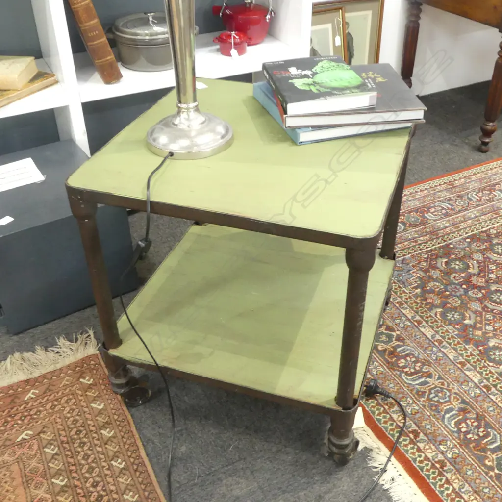 INDUSTRIAL SIDE TABLE 550x550x600mm Image 1++