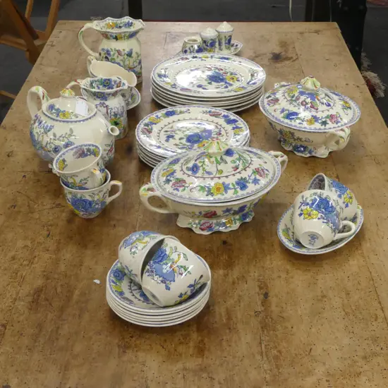MASONS REGENCY DINNER SET INCL. 6 DINNER PLATES 275mm dia...