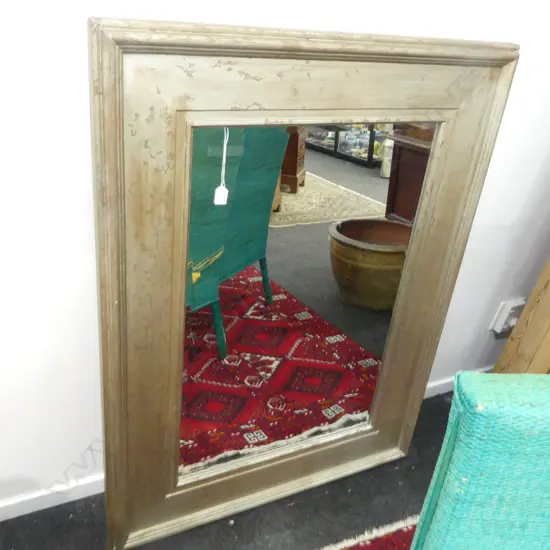 LG CONTEMPORARY MIRROR; SILVER PAINTED FRAME 1240x940mm